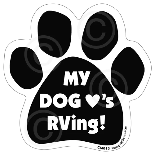 Camping Paw-Shaped Magnets