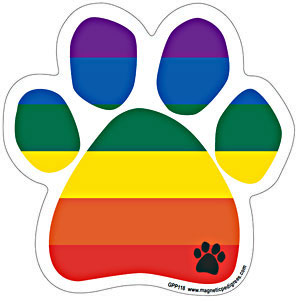 Rainbow Paws Magnets