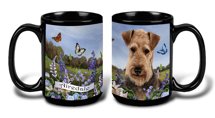 Airedale - Garden Party Fun Mug 15 oz