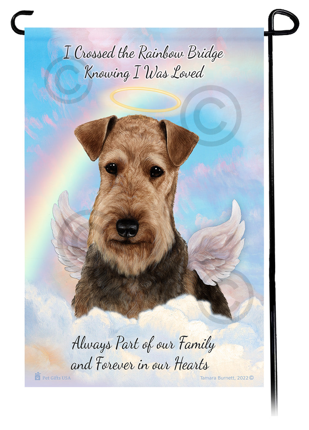 Airedale Memorial Garden Flags