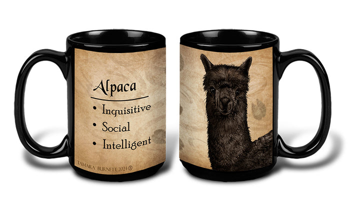Alpaca Black - My Faithful Friends Mug 15 oz