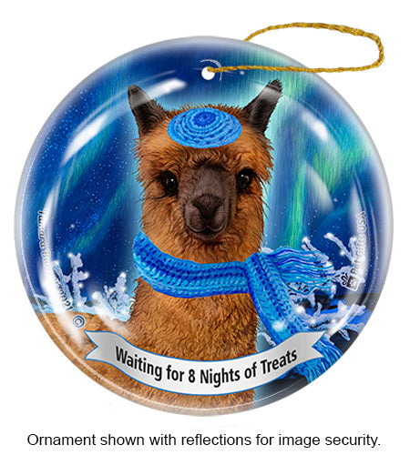 Alpaca Brown Ornament