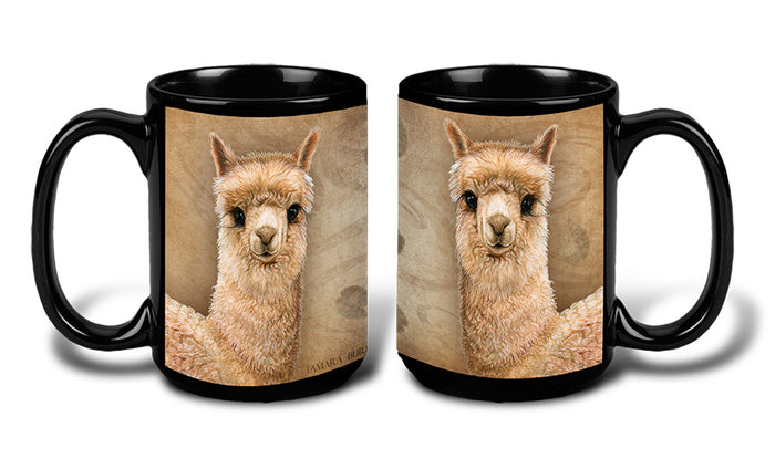 Alpaca Fawn (Mirrored) - My Faithful Friends Mug 15 oz