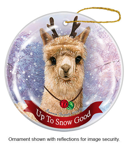 Alpaca Fawn Ornament