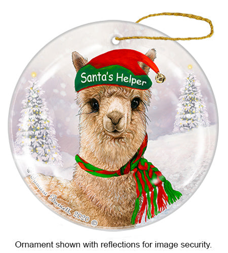 Alpaca Fawn Ornament