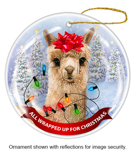 Alpaca Fawn Ornament