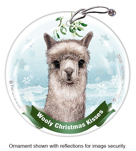 Alpaca Silver Ornament