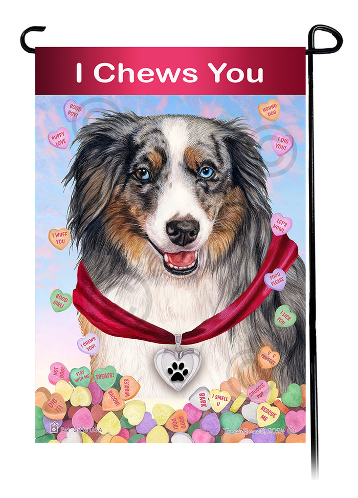 American Shepherd Valentine Sweetheart Garden Flags
