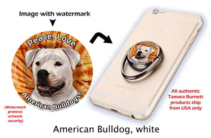 American Bulldog Phone Stand