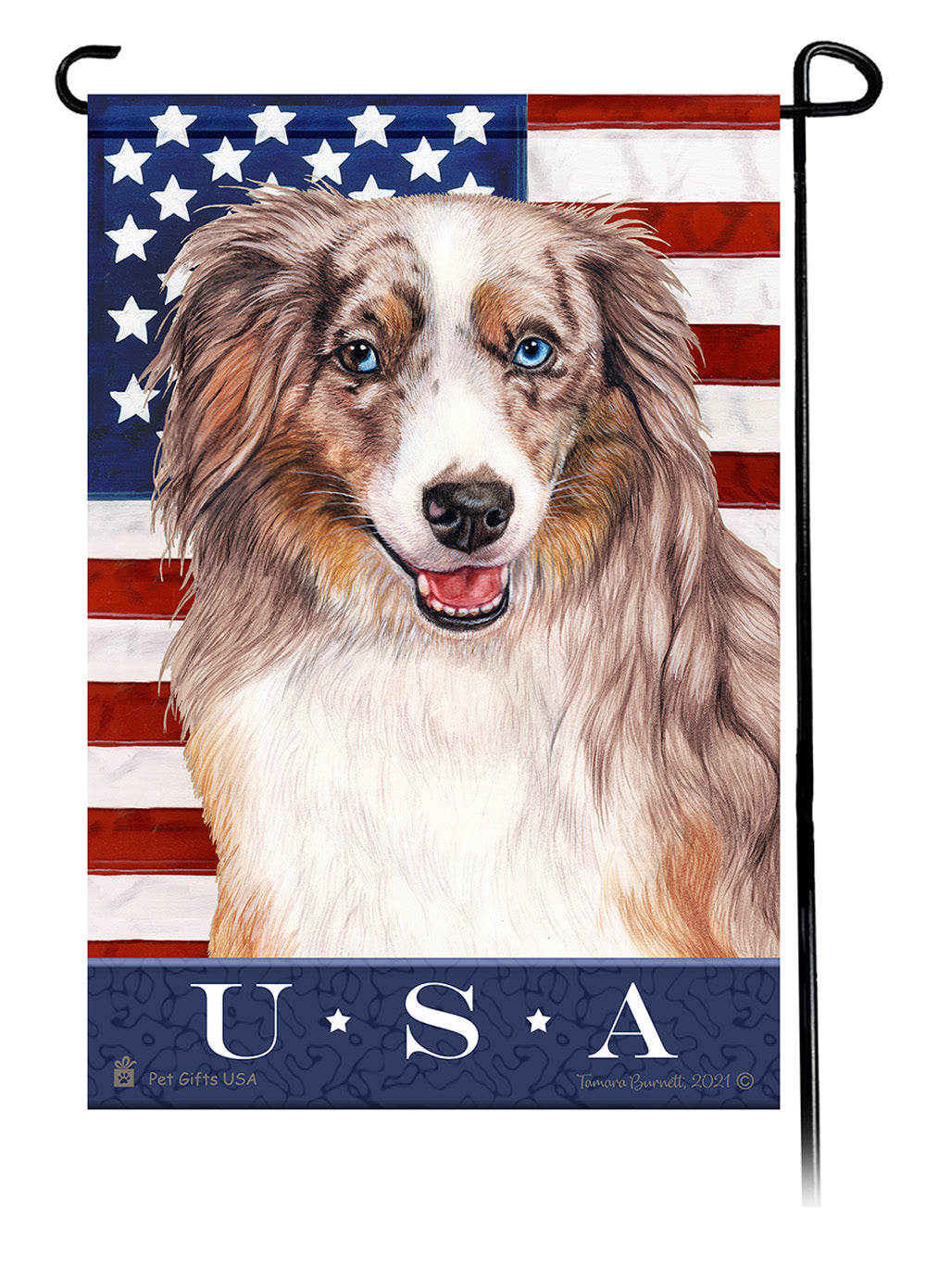 Shepherd True Blue - Garden Flag