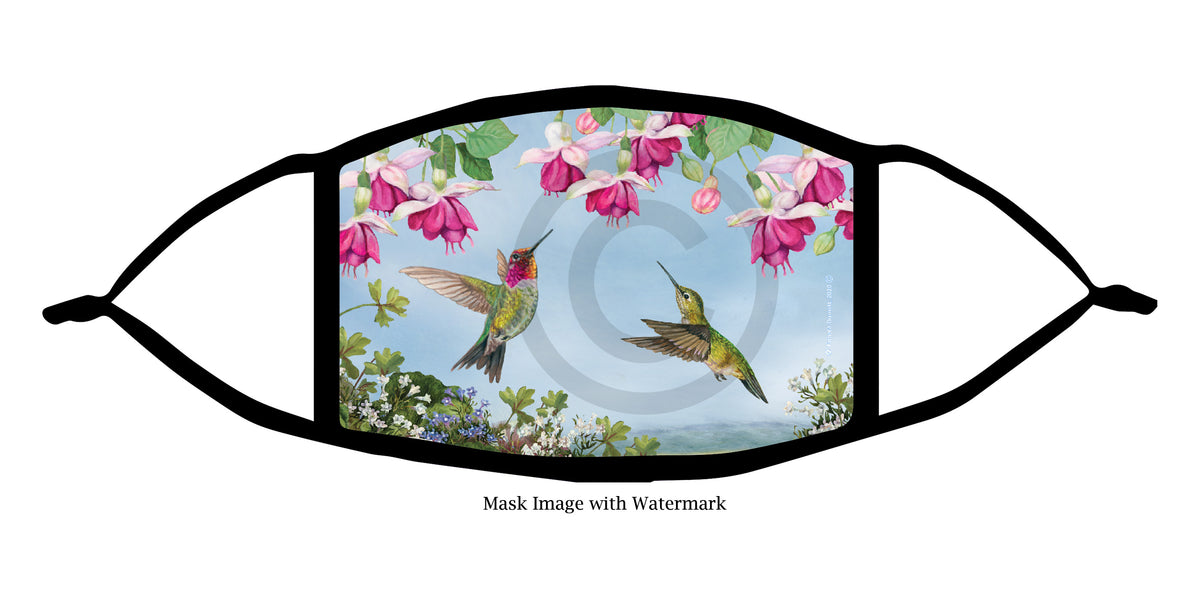 Anna's Hummingbird Face Mask