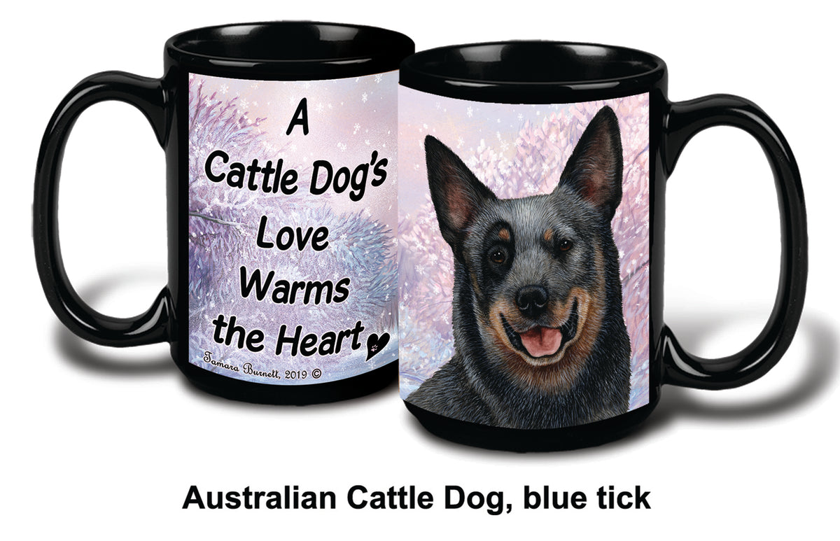 Aust. Cattle Dog Blue Heeler Winter Mug 15 oz
