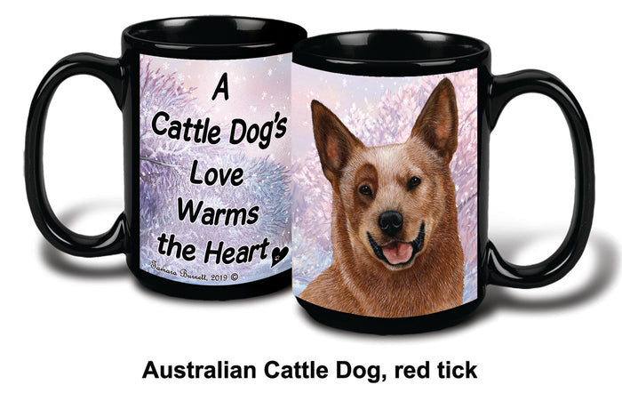 Aust. Cattle Dog Red Heeler Winter Mug 15 oz