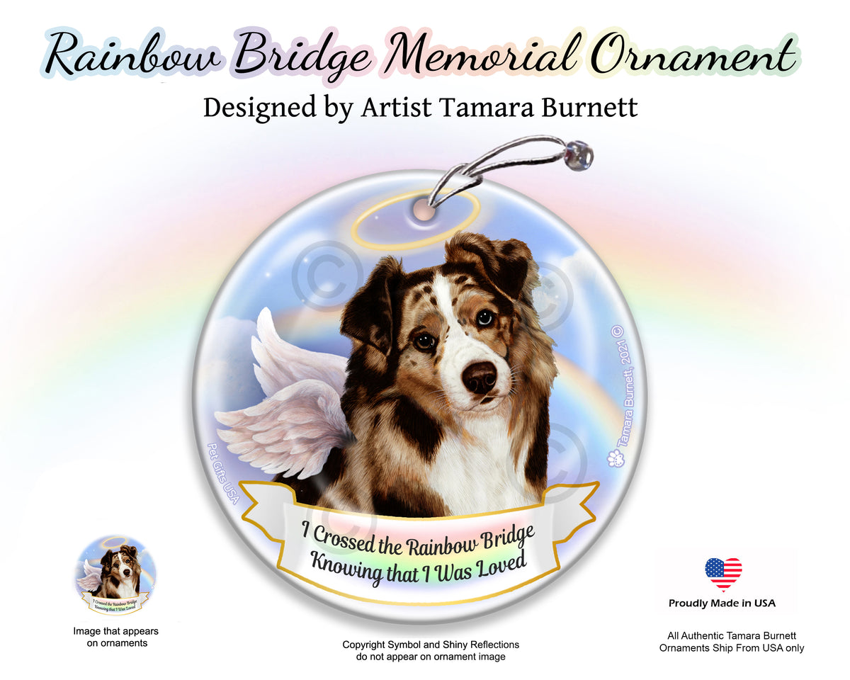 Australian Shepherd Red Merle Ornament