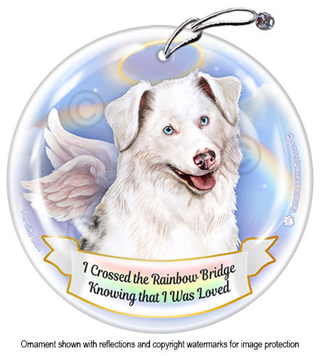 Australian Shepherd White Ornament