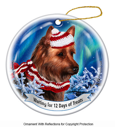 Australian Terrier 12 Days of Treats Ornament