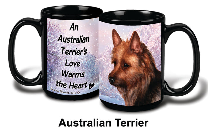 Australian Terrier Winter Mug 15 oz