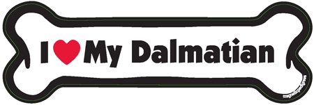 Dalmatian Bone Shaped Magnets