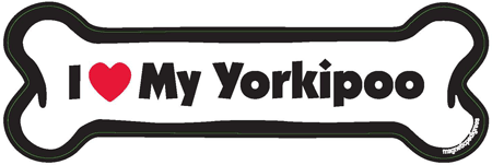 Yorkipoo Bone Shaped Magnets
