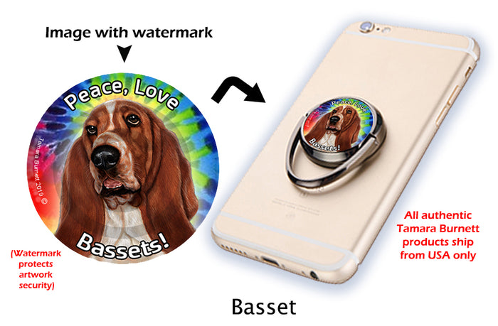 Basset Hound Phone Stand