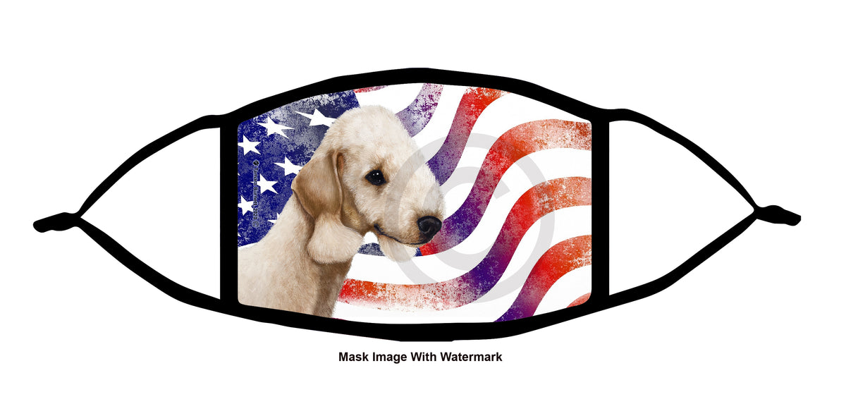 Bedlington Terrier (Sandy) Face Mask