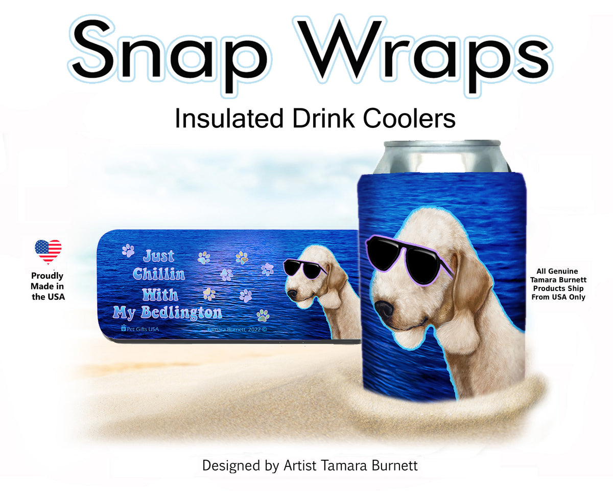 Bedlington Terrier Sandy Snap Wrap Cozy