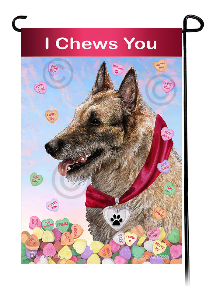 Belgian Laekenois Valentine Sweetheart Garden Flags