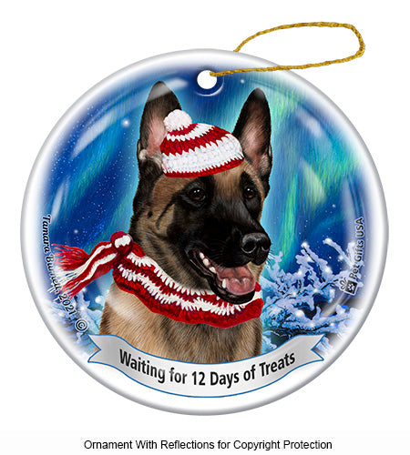 Belgian Malinois 12 Days of Treats Ornament