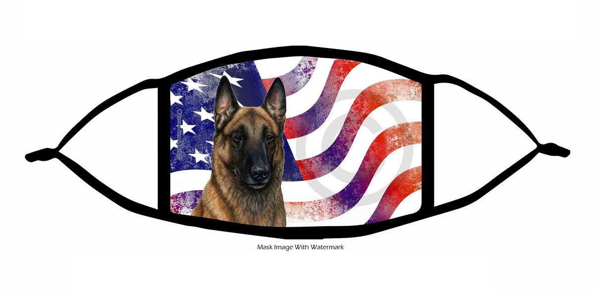 Belgian Malinois (Fawn) Face Mask