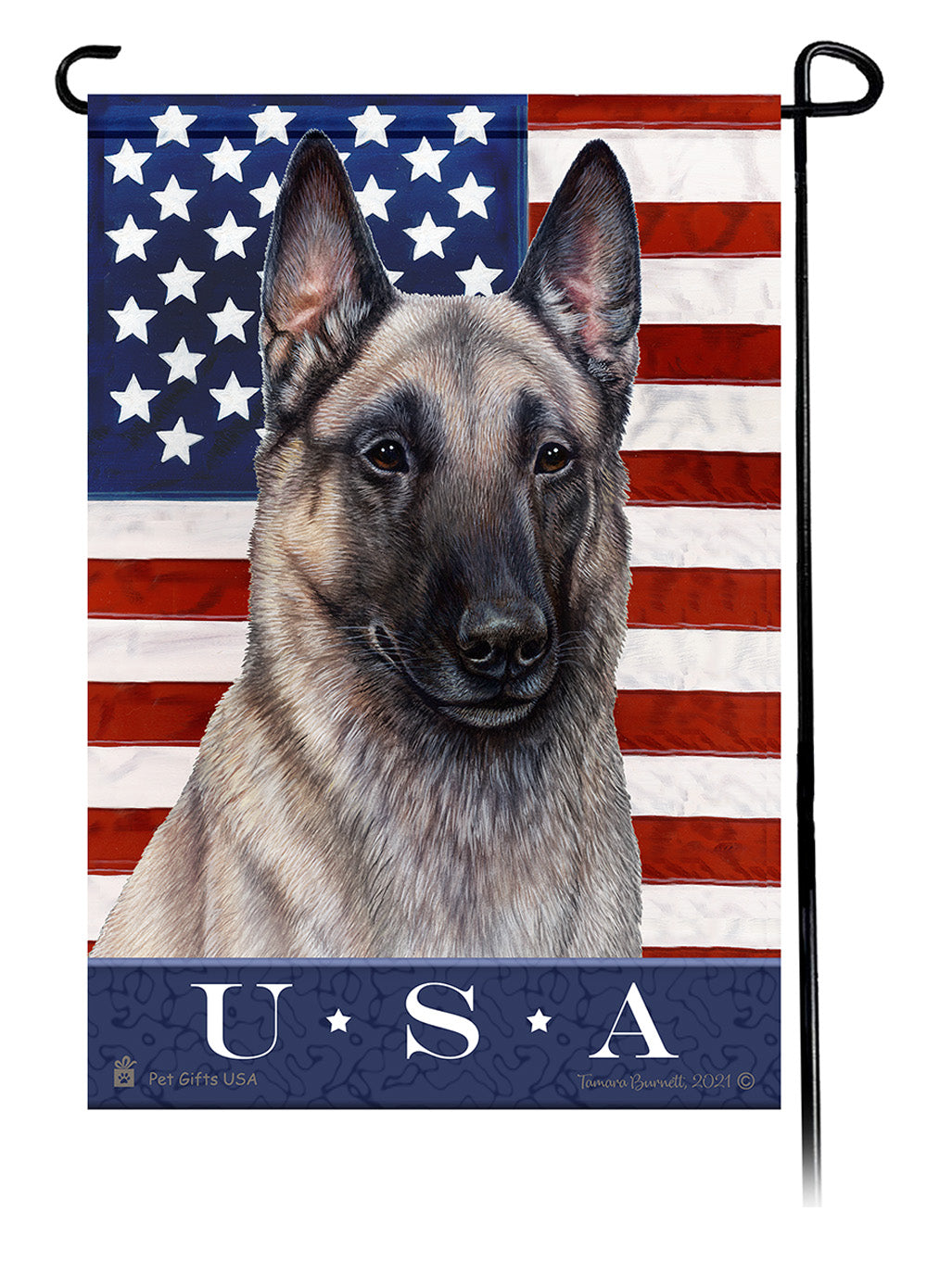 Belgian Malinois True Blue - Garden Flag