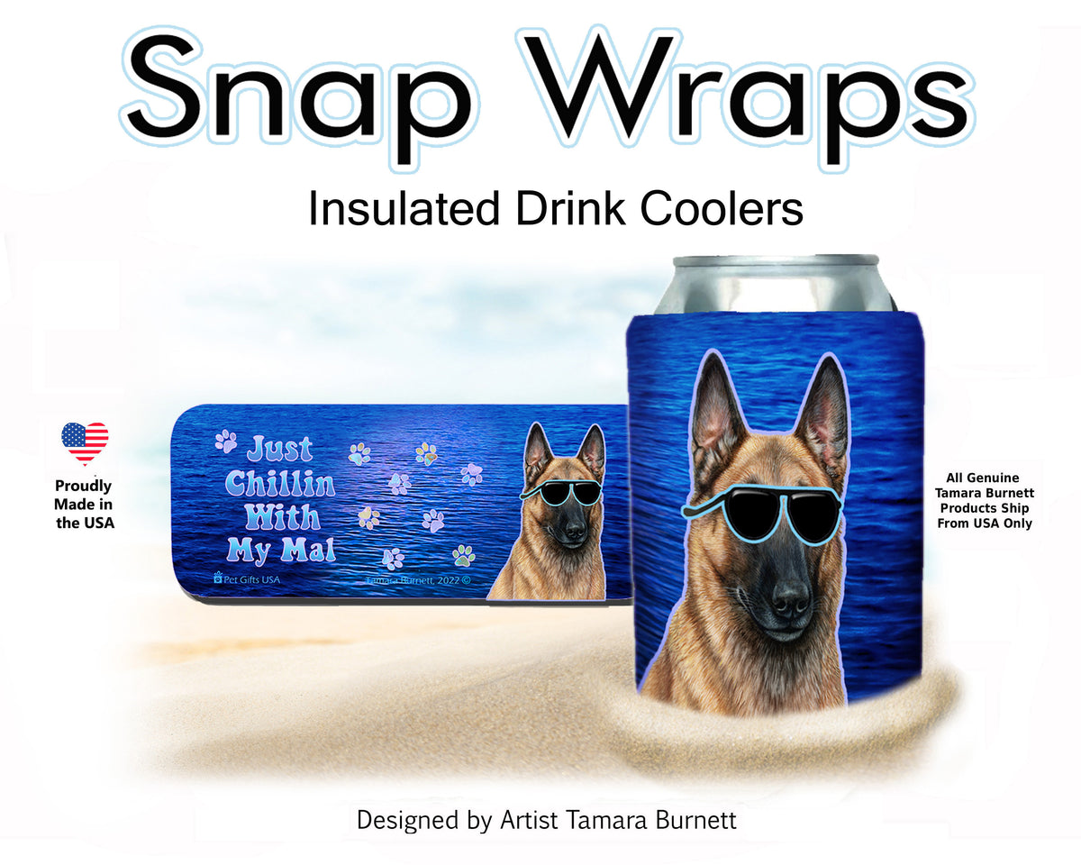 Belgian Malinois Light Fawn Snap Wrap Cozy