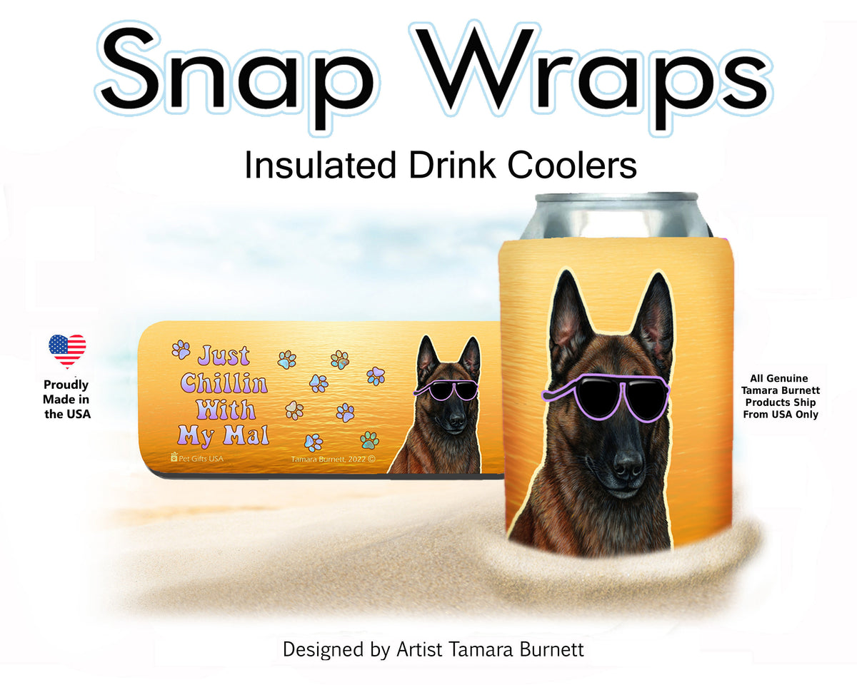 Belgian Malinois Mahogany Snap Wrap Cozy