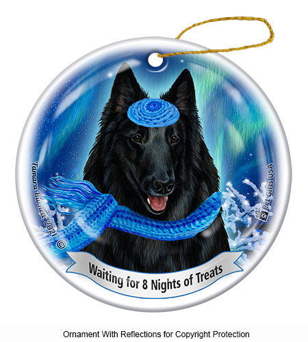 Belgian Shepherd Style Hanukkah Ornament