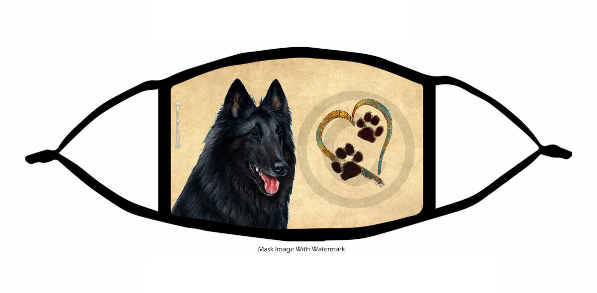 Belgian Sheepdog (Style (2)) Face Mask