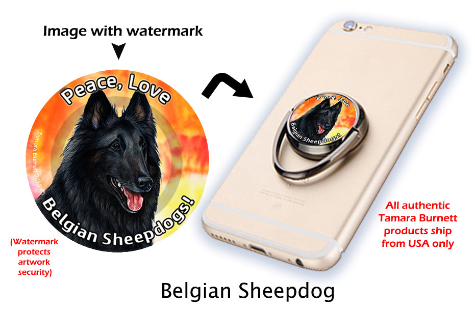 Belgian Sheepdog Phone Stand