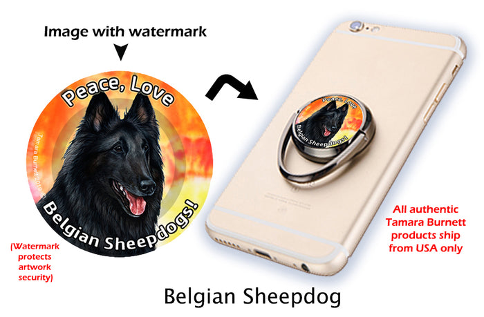 Belgian Sheepdog Phone Stand