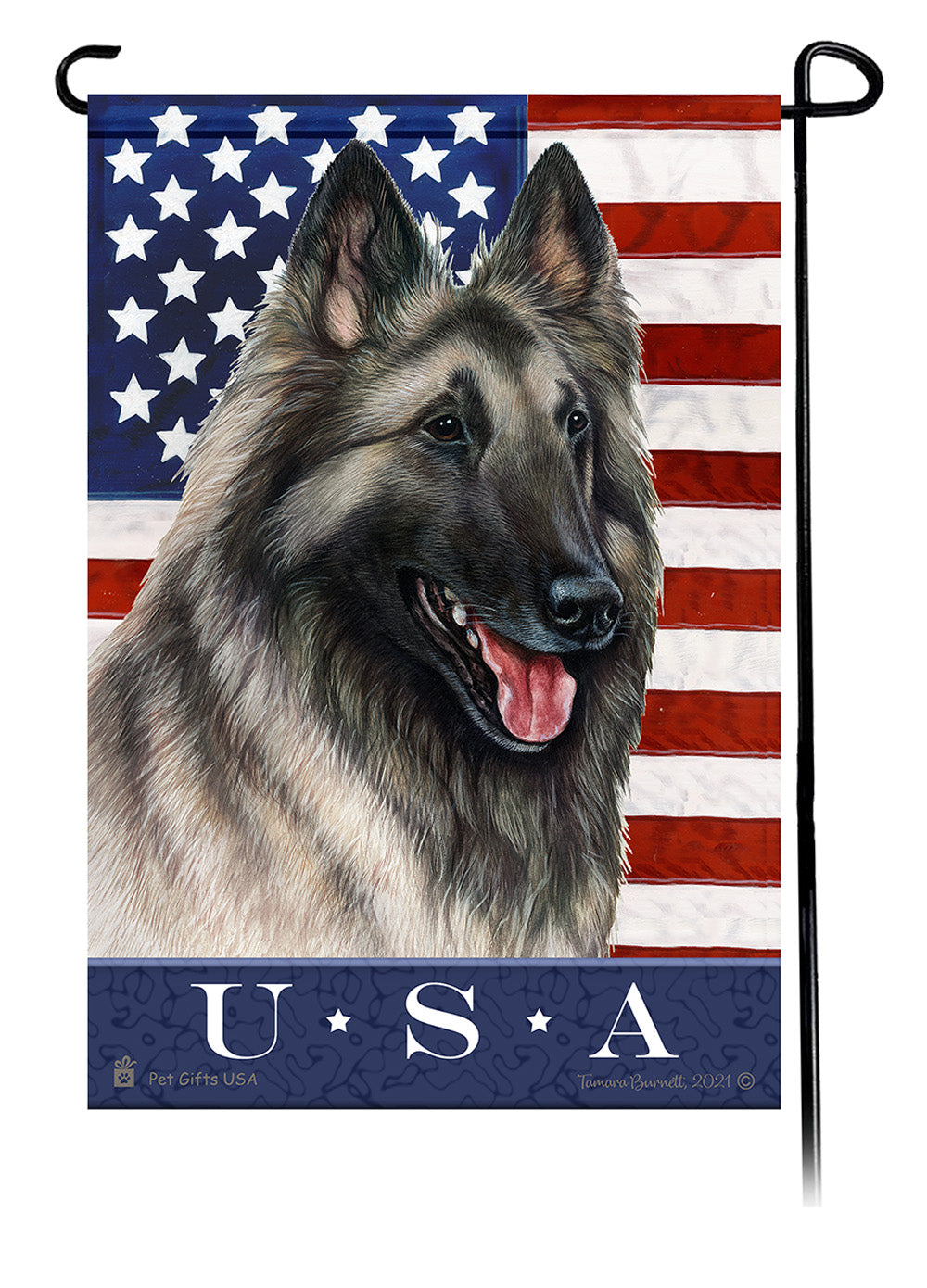 Belgian Tervuren True Blue - Garden Flag