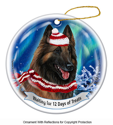 Belgian Tervuren Mahogany Ornament