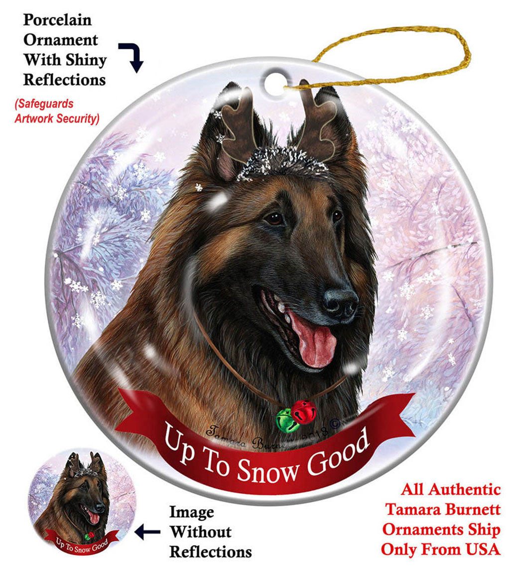 Belgian Tervuren Mahogany Ornament