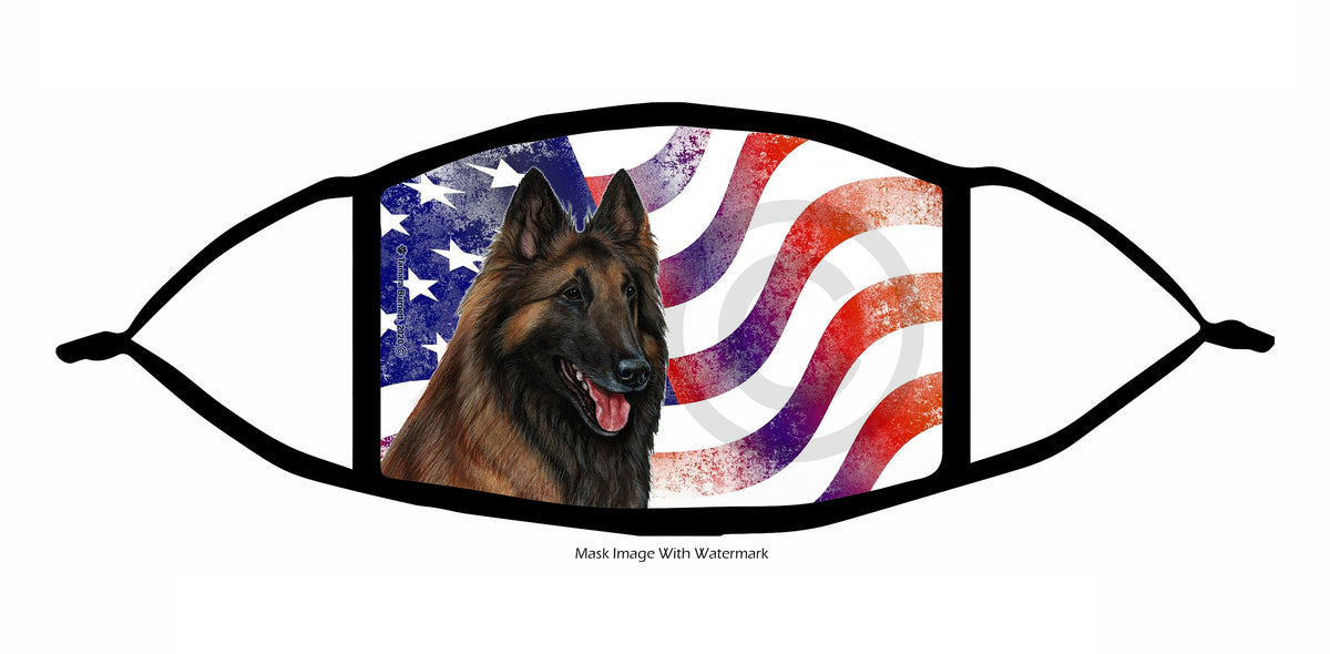 Belgian Tervuren (Mahogany) Face Mask