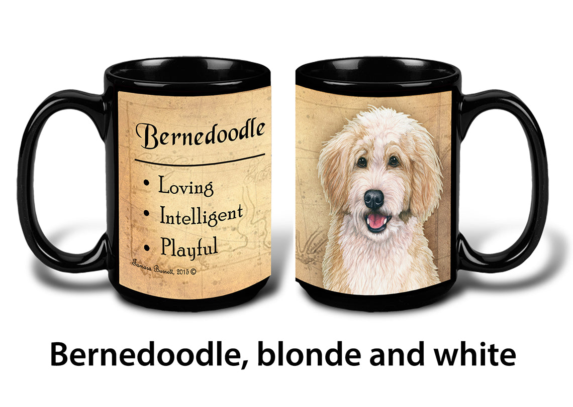 Bernedoodle (Blonde and White) - My Faithful Friends Mug 15 oz
