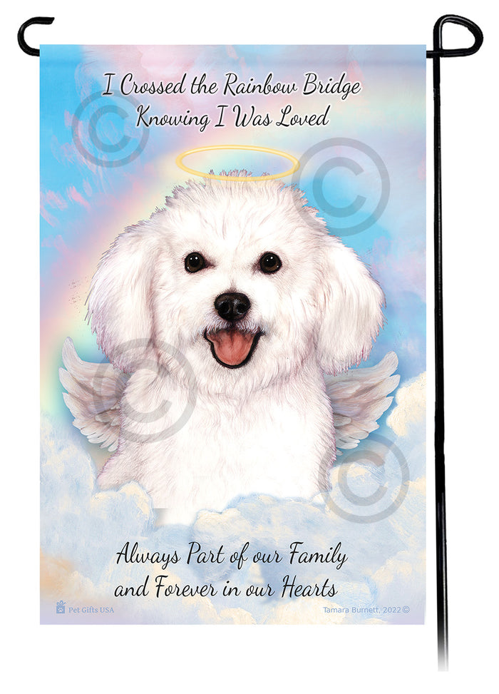 Bichon Frise Memorial Garden Flags