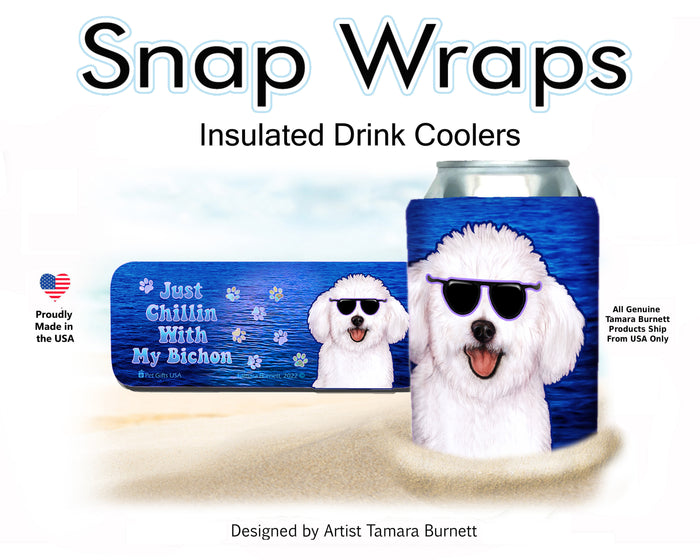 Bichon Frise Snap Wrap Cozy