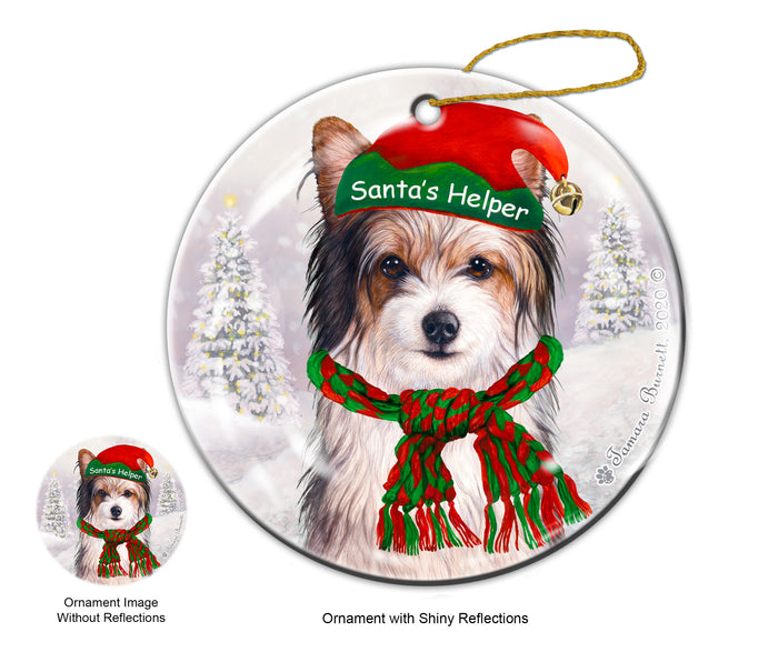 Biewer - Santa's Helper Ornament