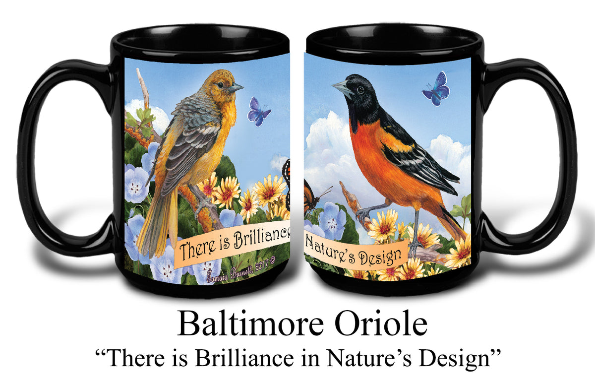 Baltimore Oriole - Garden Party Fun Mug 15 oz