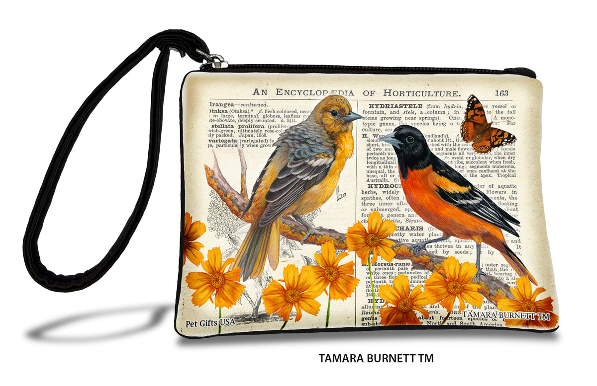 Baltimore Oriole Zippees Pet Pouch