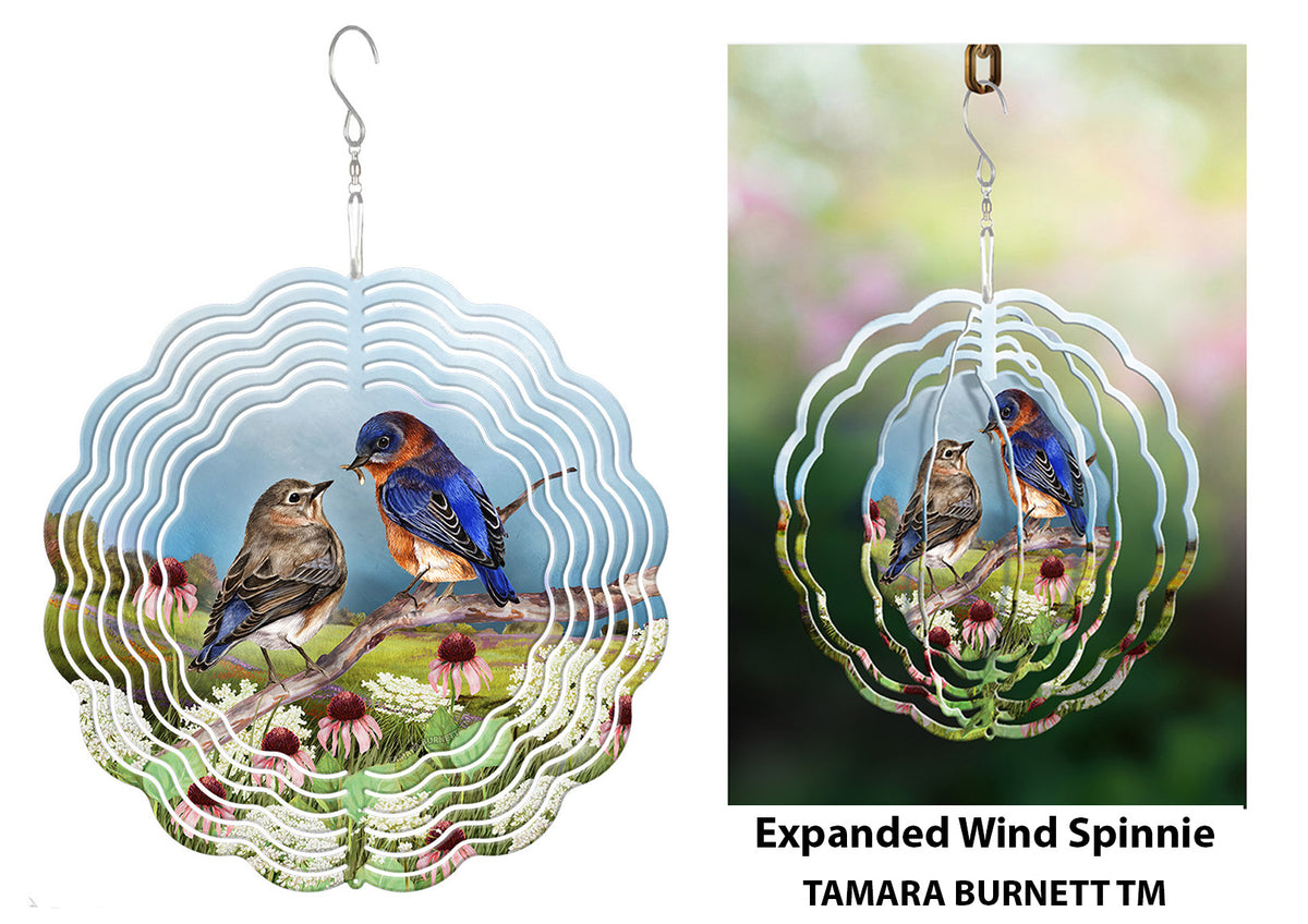 Eastern Blue Jay Wind Spinner