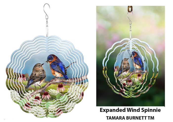 Eastern Blue Jay Wind Spinner