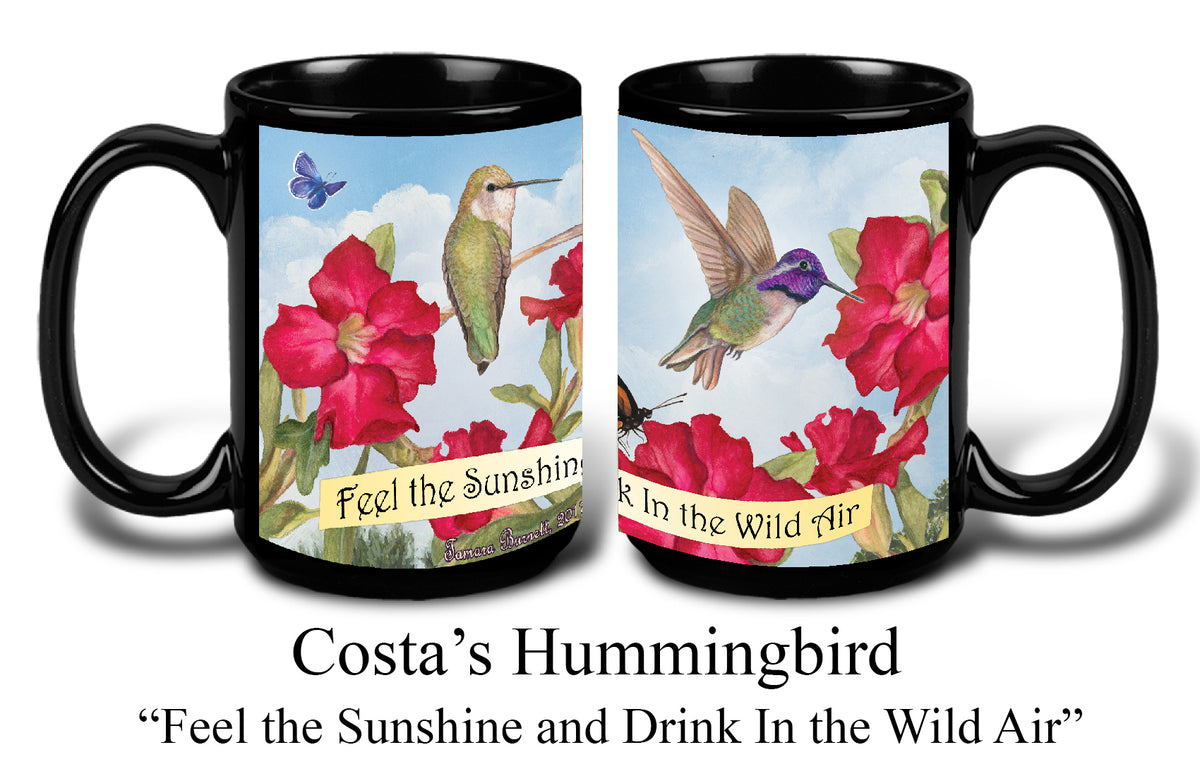 Costa's Hummingbird - Garden Party Fun Mug 15 oz
