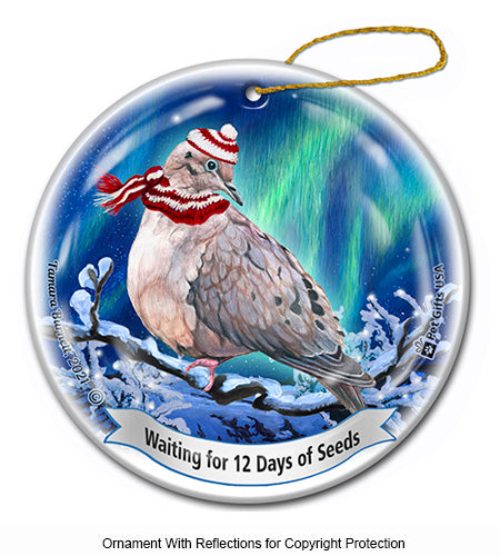 Mourning Doves 12 Days of Treats Ornament